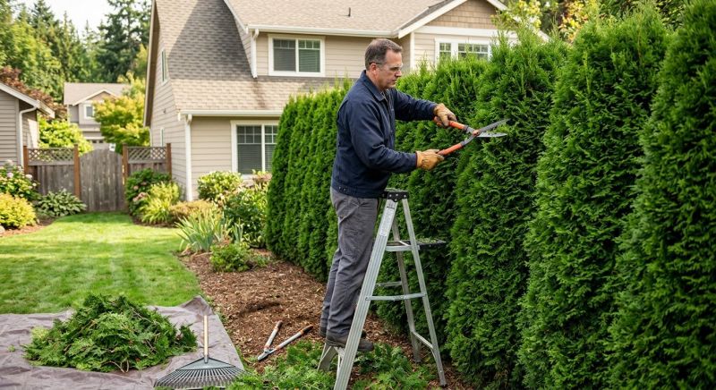 Honeysuckle Trimming in Rockwall, TX